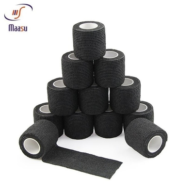 Il nero medico respirabile 100% del cotone di Gauze Bandage