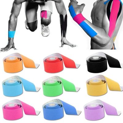 15 colori Gauze Bandage medico, nastro libero di cinesiologia del lattice