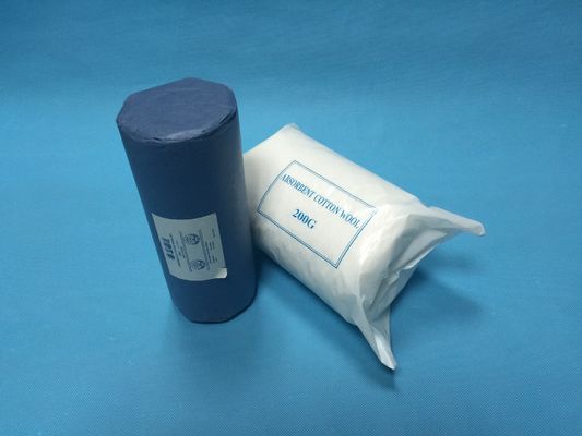 Rotolo medico 1000g dell'ovatta della sostanza assorbente bianca del CE
