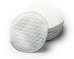 Il fronte organico molle bianco puro del cotone riempie l'alto assorbimento per uso cosmetico
