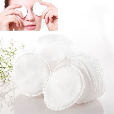 Il fronte organico molle bianco puro del cotone riempie l'alto assorbimento per uso cosmetico