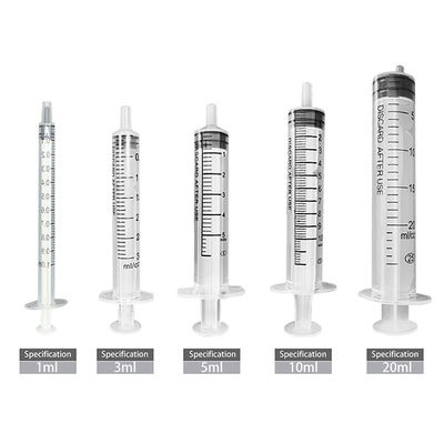Siringhe ipodermiche eliminabili sterili, siringa 1ml senza ago