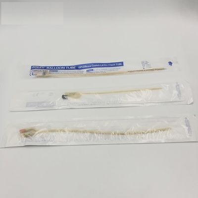 2 3 4 tubi di aspirazione medici di modo, doppio catetere di Foley del lattice del silicone del lume