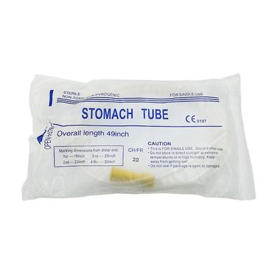 Tubi di aspirazione medici aperti FR16 di punta 90cm, sonda gastrica eliminabile con o senza la linea dei raggi x