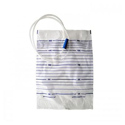 Borsa urinaria eliminabile di drenaggio 1500ML senza sbocco inferiore
