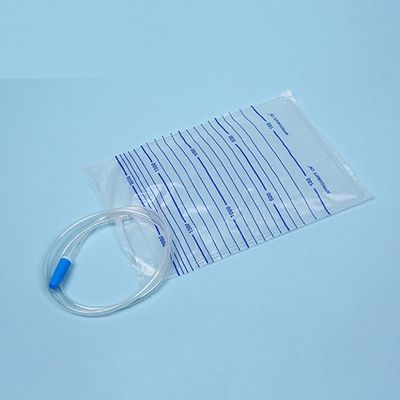 Borsa urinaria eliminabile di drenaggio 1500ML senza sbocco inferiore