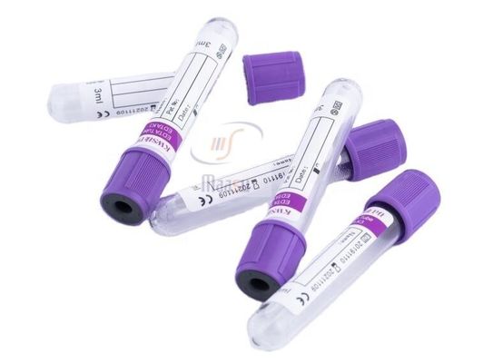 tubi della raccolta del campione di sangue di 13x100mm, tubi della raccolta del sangue di vuoto degli ED