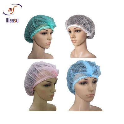 usura eliminabile non tessuta di Cap Medical Protective dell'infermiere del cappuccio della clip 10gsm