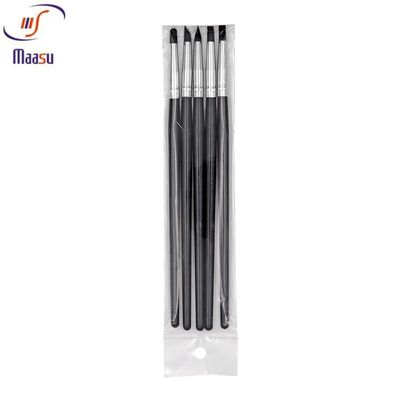 Spazzola dentaria nera Pen Periodontal Tool del silicone 5pcs