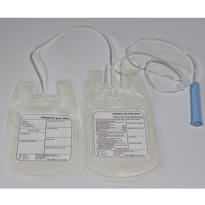 Singoli doppi sacchetti di raccolta quadrupli tripli del sangue