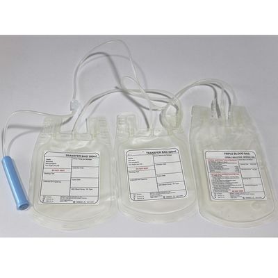 Singoli doppi sacchetti di raccolta quadrupli tripli del sangue