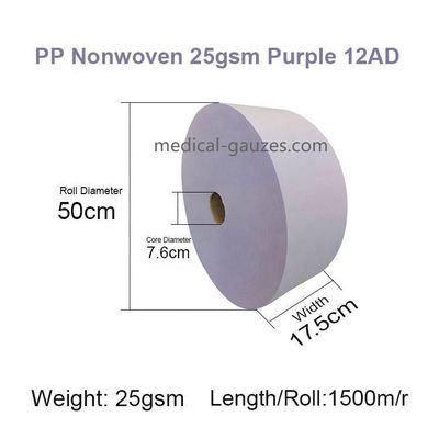 Rotolo variopinto chirurgico 10gsm del tessuto dell'ospedale pp non