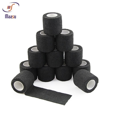 Medicina solida di Gauze Blue Bandage For Sports della cimossa viscosa di 55%